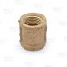 1/2" FPT Brass Coupling, Lead-Free