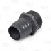 1-1/2" Barbed Insert x 1-1/2" Male NPT Threaded PVC Adapter, Sch 40, Gray