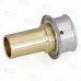 3/4" PEX Press x 1/2" Copper Fitting Adapter, Lead-Free Bronze