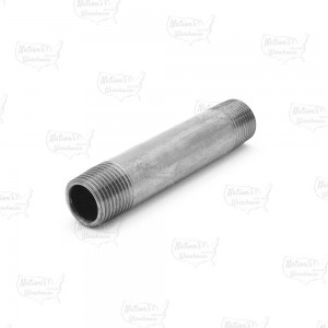 1/2" x 4" Stainless Steel Pipe Nipple