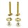 5/16" x 2-1/4" Long Solid Brass Closet Bolts Kit