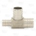 3/4" PEX x 1/2" x 3/4" PEX 304 St. Steel Reducing Tee (Lead-Free)..
