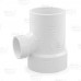 3" x 3" x 1-1/2" PVC DWV Sanitary Street Tee (Spigot x Socket x Socket)