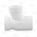 2" x 1-1/2" x 1-1/2" PVC DWV Sanitary Street Tee  (Spigot x Socket x Socket)