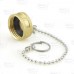 3/4" Garden Hose Cap w/ Washer and Chain (Bag of 10)