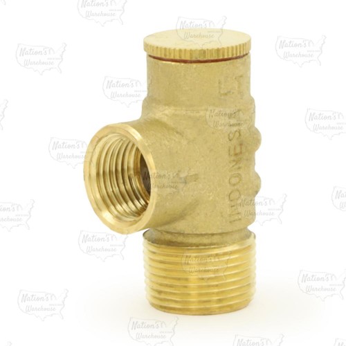 3/4" MPT, Pressure Relief Valve 75 psi (Lead-Free)..