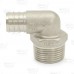 3/4" PEX x 3/4" Male Threaded Elbow, 304 St. Steel (Lead-Free)
