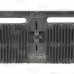 5.5ft Cast Iron Baseboard Radiator Assembly, Floor Standing, 10" H x 2-1/2" D x 66" W......
