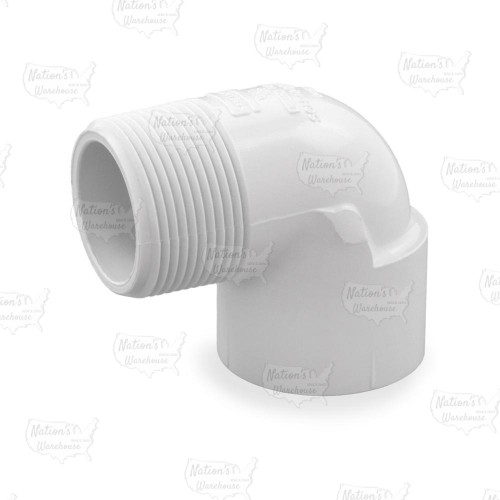 1-1/4" PVC (Sch. 40) MIP x FIP 90° Elbow