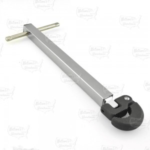 9"-16" Telescopic Basin Wrench w/ 3/8" - 1-1/8" Jaw Capacity