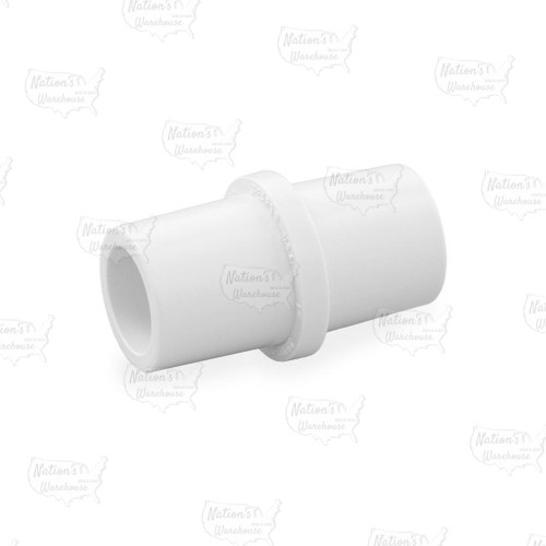 1" PVC (Sch. 40) Inside Pipe Connector (Coupling), Pipe ID x Pipe ID