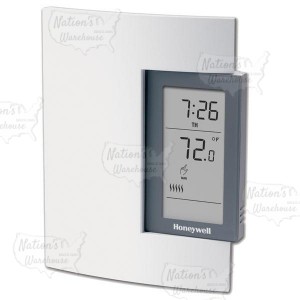 Honeywell TL8100A1008 TL8100 Series 7-Day Programmable Heat Only Thermostat, Settable 40 F to 85 F