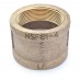 2" FPT Brass Coupling, Lead-Free