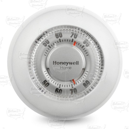 Round Mechanical Thermostat, Heat Only