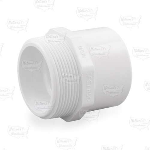 2" PVC (Sch. 40) MIP x Spigot Adapter