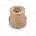 3/4" x 1/2" FPT Brass Coupling, Lead-Free