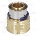 3/4" PEX Press x 3/4" Female Threaded Adapter, Lead-Free Bronze