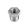 1/2" x 3/8" 304 Stainless Steel Hex Bushing, MNPT x FNPT threaded