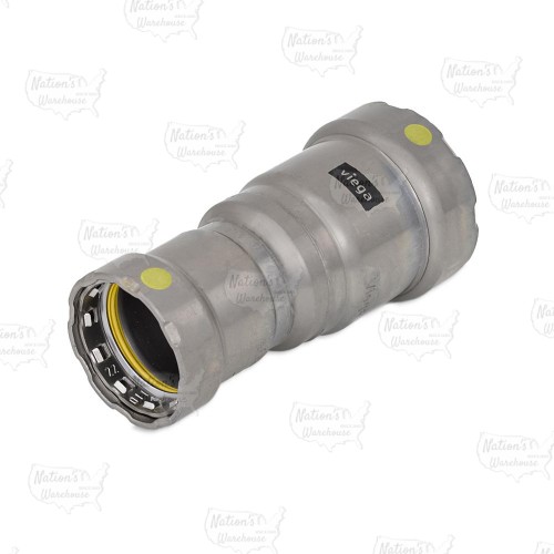 1-1/4" x 1" MegaPressG Reducing Coupling w/ Stop