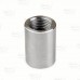 1/2" 304 Stainless Steel Full (Merchant) Coupling, FNPT threaded