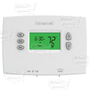 Honeywell TH2110DH1002 PRO 2000 Series 5-2 Day Programmable Single Stage Thermostat, Settable Heat: 40 to 90 F; Cool: 50 to 99 F