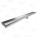 36" long, StreamLine Stainless Steel Linear Shower Pan Drain w/ Tile-in Strainer, 2" PVC Hub