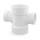 3" x 2" PVC DWV Double Sanitary Tee