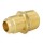 5/8" Flare x 3/4" Male NPT Threaded Brass Adapter