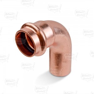 3/4" Press Copper 90° Street Elbow, Imported