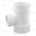 6" x 6" x 4" PVC DWV Sanitary Tee