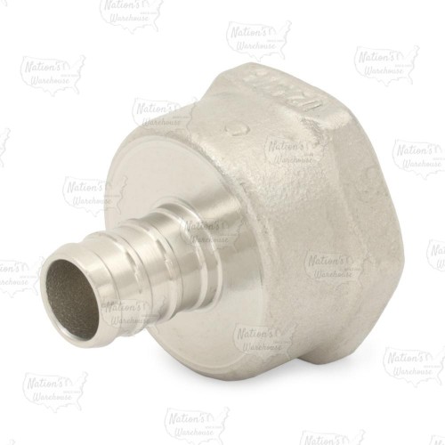 1/2" PEX x 3/4" Female Threaded Adapter, 304 St. Steel (Lead-Free)