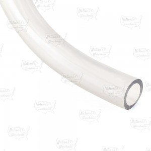 3/8" ID x 1/2" OD Clear Vinyl (PVC) Tubing, 100Ft Coil, FDA Approved