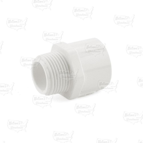 3/4" PVC (Sch. 40) MIP x Socket Adapter