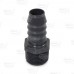 3/4" Barbed Insert x 3/4" Male NPT Threaded PVC Adapter, Sch 40, Gray