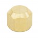 1/2" Flare Brass Cap