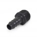 1/2" Barbed Insert x 3/4" Male NPT Threaded PVC Reducing Adapter, Sch 40, Gray