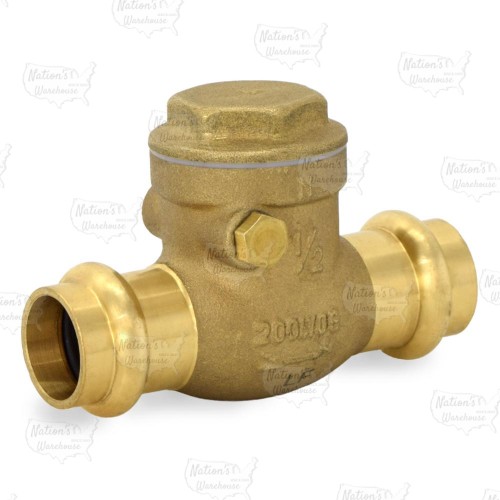 1/2" Press Swing Check Valve, Lead-Free