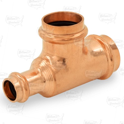 1" x 1/2" x 1" Press Copper Tee, Imported