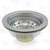 St. Steel Kitchen Sink Drain Strainer w/ Fixed Stick Post Basket