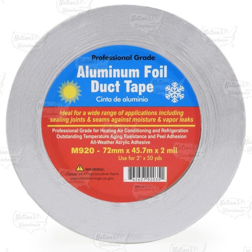 rFoil Metalized Tape 3" x 150ft