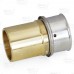 1" PEX Press x 1" Copper Fitting Adapter, Lead-Free Bronze