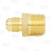 1/2" Flare x 3/4" Male NPT Threaded Brass Adapter