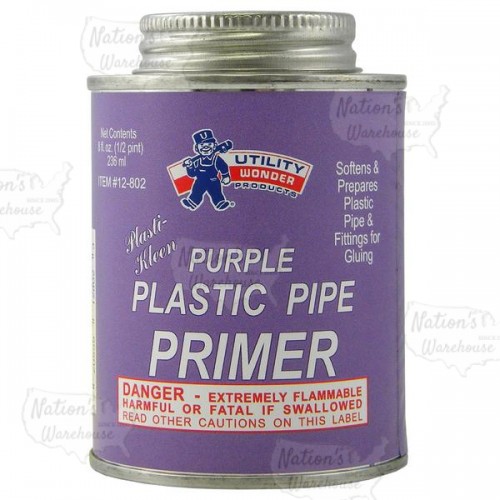 Purple PVC Primer, 8 oz (1/2 pint)