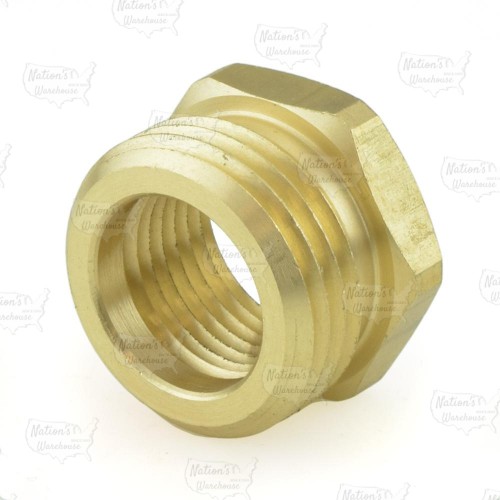 3/4" MGH x 1/2" FIP Brass Bushing