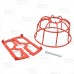 TY-B Series Sprinkler Head Guard Set (Screw, Bracket, Cage), Red Enamel