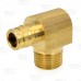 1/2" PEX x 1/2" Male Threaded F1960 Elbow, LF Brass