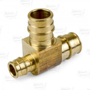 3/4" x 1/2" x 3/4" Expansion PEX Tee, LF Brass