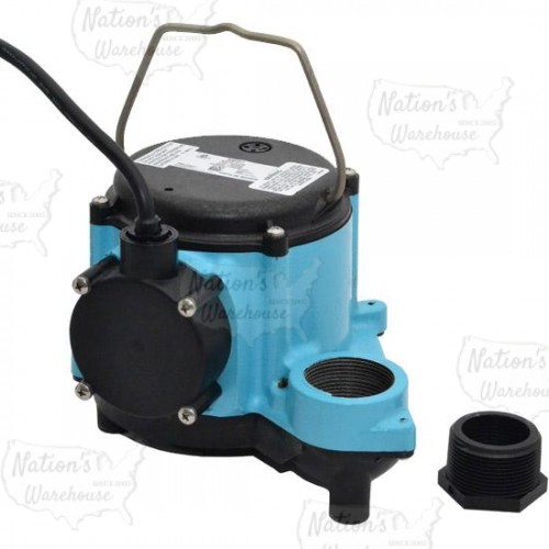 Manual Sump Pump w/ 10' cord, 4/10HP, 115V