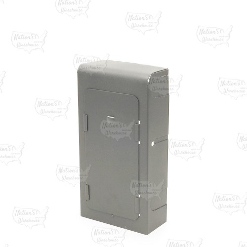 5" Universal End Valve Cover (Enclosure) for Cast Iron Baseboard (Left, Right or Center)