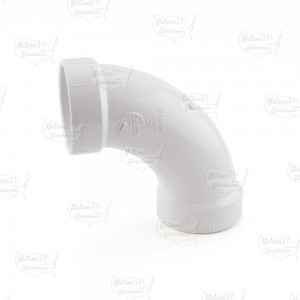 2" PVC DWV 90° Long Turn Elbow